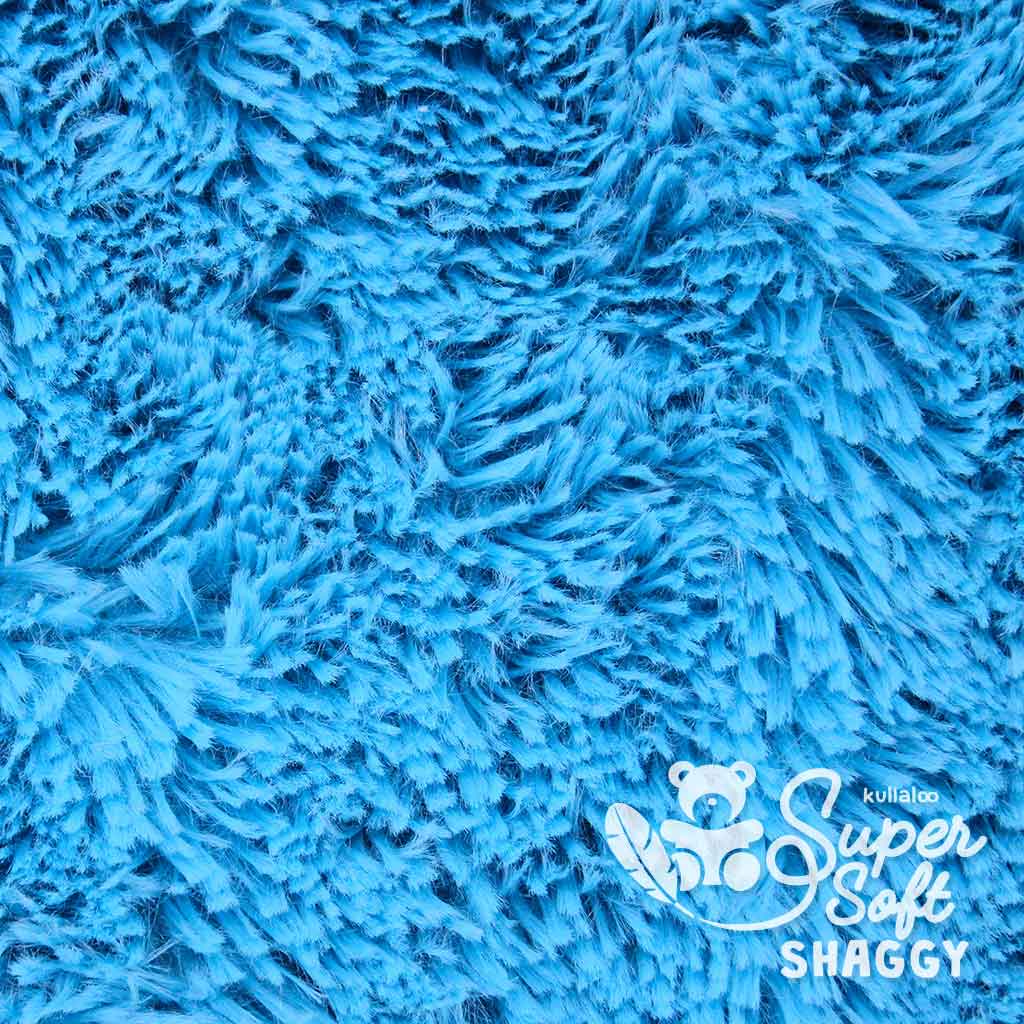 Faux Fur Fabric Blue ⋆ Supersoft Shaggy ⋆ Kullaloo Ca Inc 8613