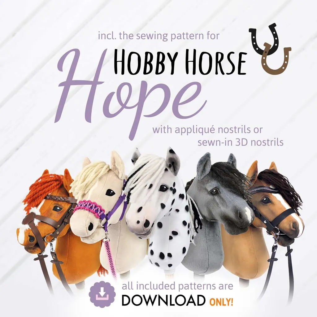 Book My Hobby Horse me incl. stick horse pattern Book My Hobby Horse me incl. stick horse pattern HOPE accessories clothing